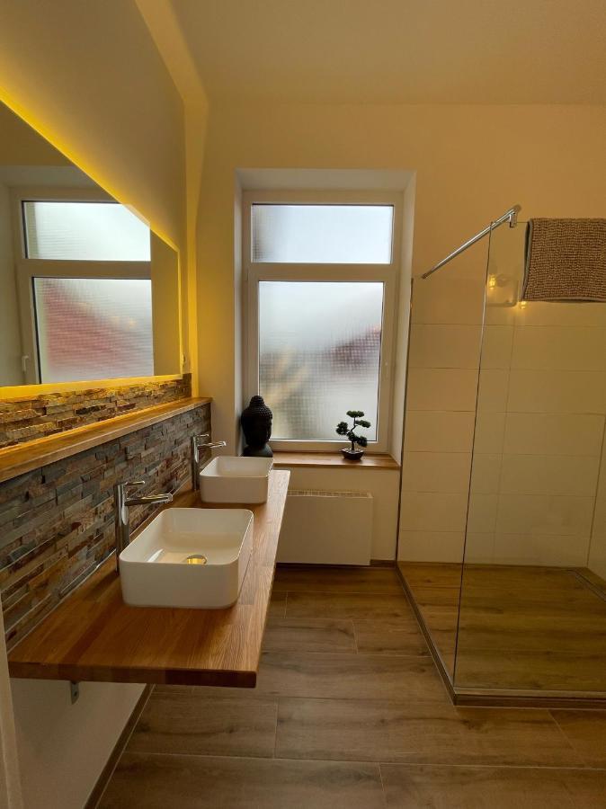 Ferienwohnung Brückenkopf OG Hamelín Exterior foto